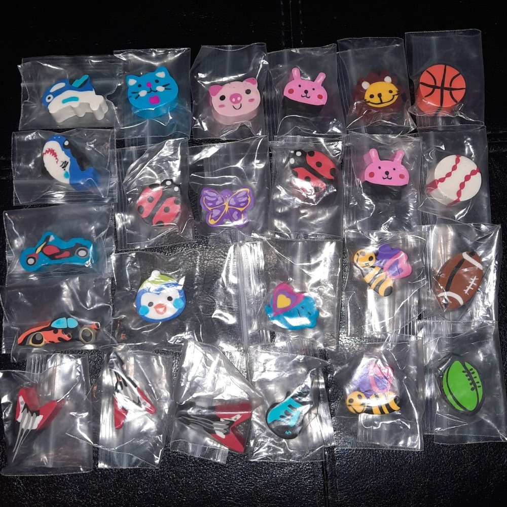Vintage Eraser / Erasers  Food, Animal, Sports